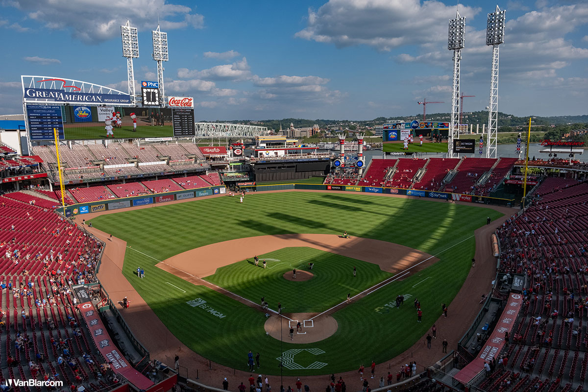 Cleveland and Cincinnati